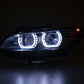 Faros Delanteros Xenon Daylight Led Luces Diurnas Bmw Serie 3 E92 / E93 06-10 Negro Lights >