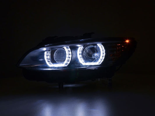 Faros Delanteros Xenon Daylight Led Luces Diurnas Bmw Serie 3 E92 / E93 06-10 Negro Lights >