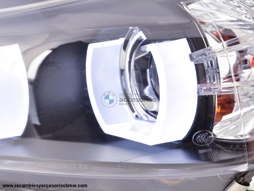 Faros Delanteros Xenón Luz Diurna Led Drl Look Bmw Serie 3 E90 / E91 05-08 Negro Lights > Headlights