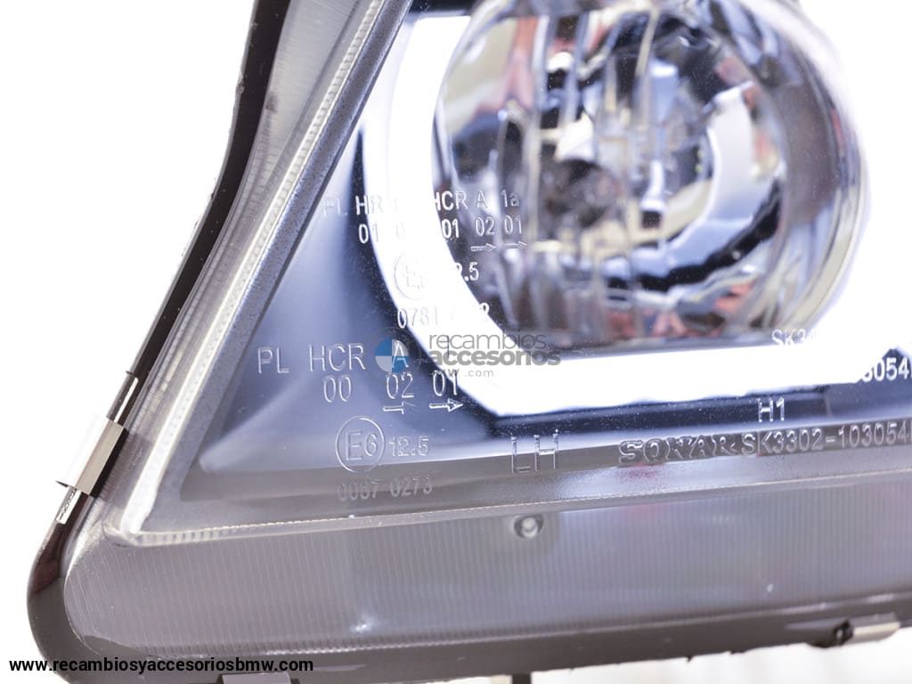 Faros Delanteros Xenón Luz Diurna Led Drl Look Bmw Serie 3 E90 / E91 05-08 Negro Lights > Headlights