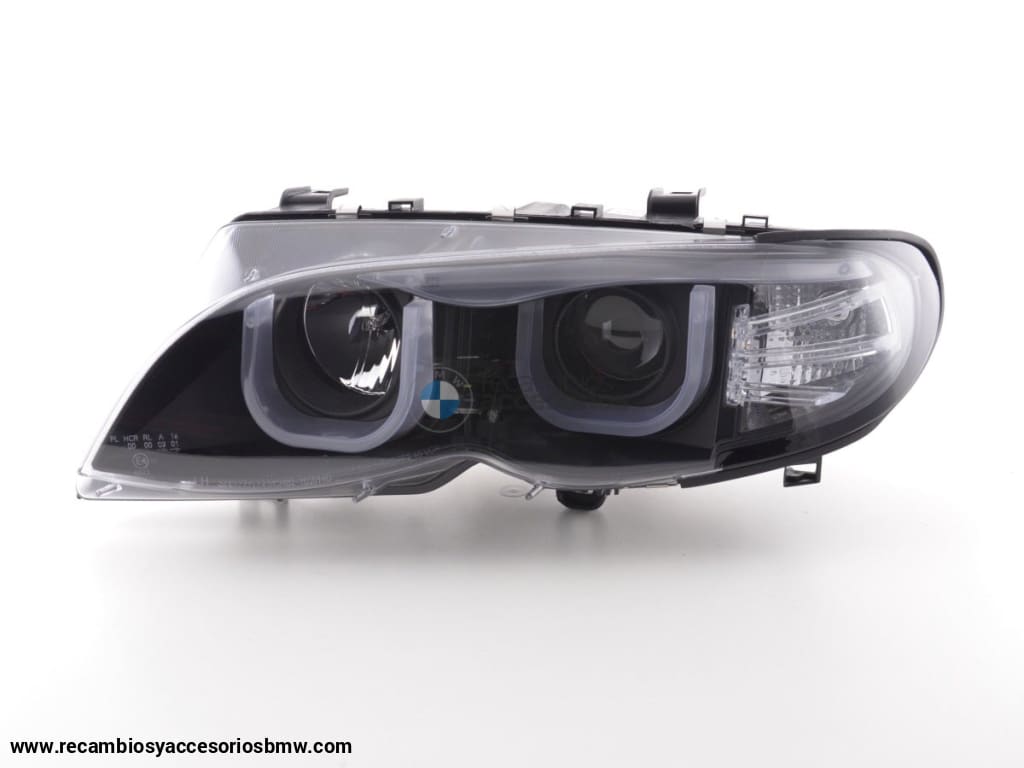 Faros De Ojo Ángel Bmw Serie 3 E46 Limo / Touring 02-05 Negro Para Volante A La Derecha Lights >