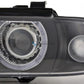 Faros Xenon Angel Eyes Bmw Serie 5 E39 95-00 Negro Lights > Headlights