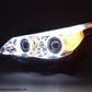 Faros Xenon Ojos De Angel Ccfl Bmw 5Er E60 / E61 03-04 Cromo Lights > Headlights