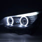 Faros Xenon Ojos De Angel Ccfl Bmw Serie 5 E60 / E61 03-04 Negro Lights > Headlights