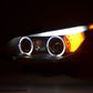 Faros Xenon Ojos De Angel Led Bmw Serie 5 E60/e61 03-04 Negro Lights > Headlights