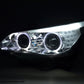 Faros Xenón Angel Eyes Led Bmw Serie 5 E60 / E61 05-07 Cromado Lights > Headlights