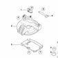 Mecanismo de descenso rueda de repuesto para BMW Serie 3 E46, X3 E83, E83N (OEM 51713452198). Original BMW.