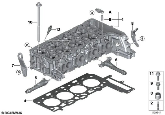 Junta de culata para BMW U06, G60, U11 (OEM 11128471265). Original BMW