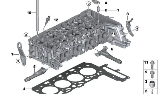 Junta de Culata para BMW F70, U06, G60, G61, U11, U10, G45 y MINI U25 (OEM 11128471266). Original BMW