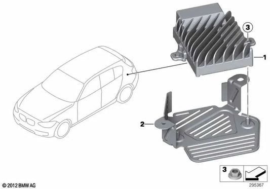 Active Sound Design control unit for BMW 3 Series F30, F31, F34 (OEM 65126838829). Original BMW