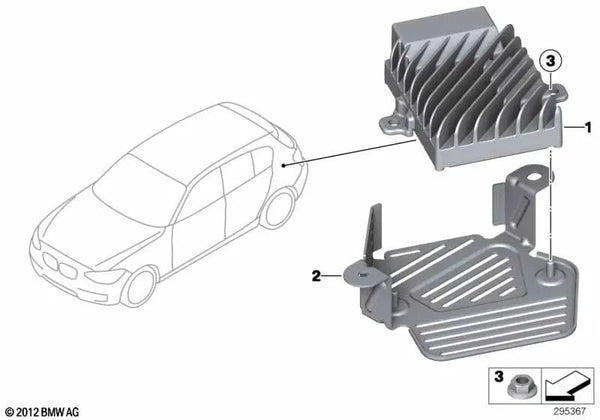 Unidad de control Active Sound Design para BMW Serie 3 F30, F31, F34 (OEM 65126838829). Original BMW