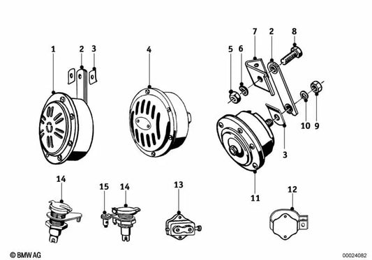 Soporte para Cable de Masa para BMW (OEM 61130027149). Original BMW