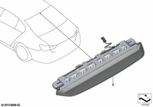 Tercera Luz de Freno para BMW Serie 7 G11, G12 (OEM 63257429590). Original BMW