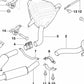 Cojinete de Goma para BMW Serie 7 E38, Z8 E52 (OEM 18211704198). Original BMW