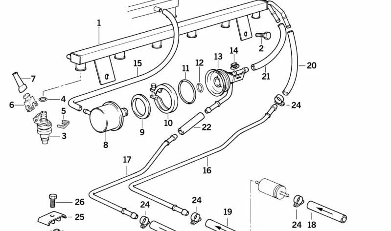 OEMA 13531558 Aceleração do corpo do corpo para BMW E36, E34, Z3. BMW original.