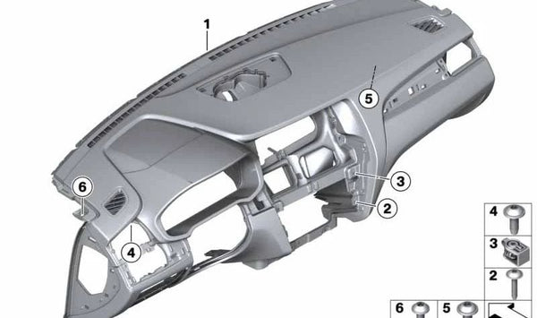 Instrumento para Tablón Head-Up Display para BMW X3 F25, X4 F26 (OEM 51459311546). Original BMW