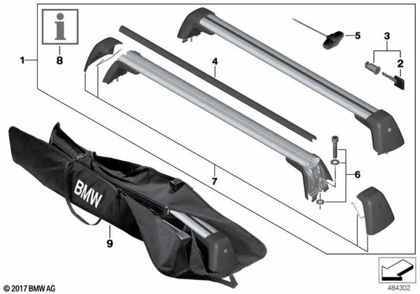 Juego de Tornillos de Fijación para BMW Serie 6 G32, G32N (OEM 82792456498). Original BMW