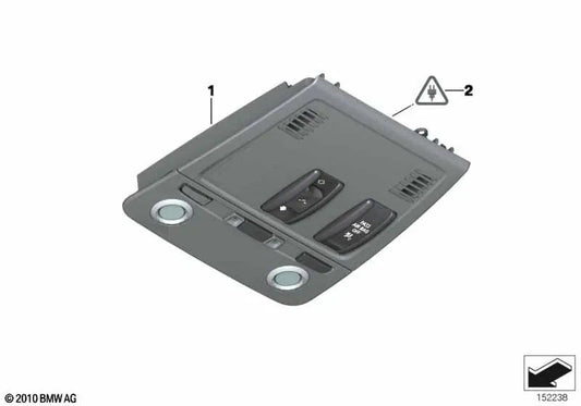 Roof Control Center for BMW E90, E90N (OEM 61319225520). Original BMW