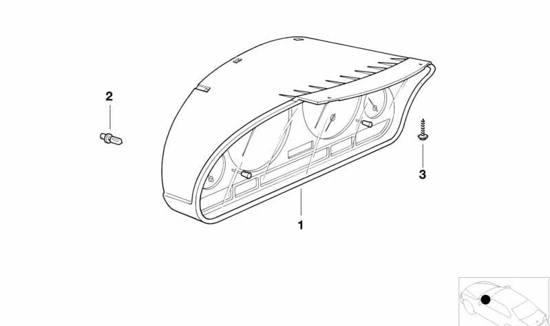 Combinación de instrumentos para BMW X5 E53 (OEM 62106942237). Original BMW