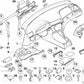 Revestimiento derecho para BMW Serie 3 E46 (OEM 51458224814). Original BMW.