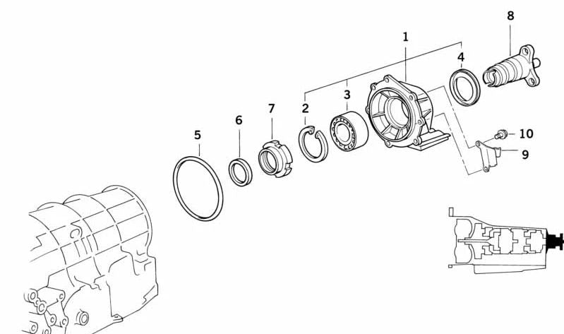 Arandelas de ajuste OEM 24271421791 para BMW (Modelos compatibles: E36, E46, E34, E39, E32, E38, E85). Original BMW.