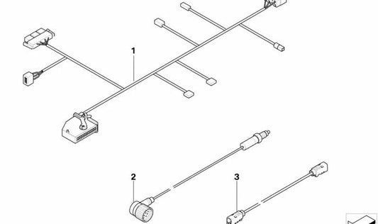 Multileitung Teléfono para BMW Z4 E85 (OEM 61126935001). Original BMW