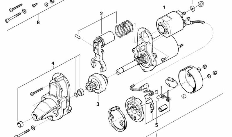 Palanca de desembrague para BMW Serie 1 F20, Serie 2 F22, Serie 3 F30 (OEM 12411244609). Original BMW