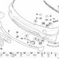 Cubierta Embellecedor Lateral Izquierda/Derecha Para Parachoques Delantero Con Pdc Bmw E53.