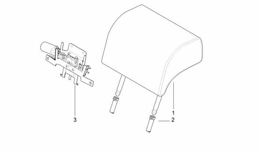 Unidad de transmisión derecha para BMW Serie 7 E38 (OEM 52208166672). Original BMW