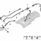 Conducto de ventilación de tanque con sensor de presión para BMW F22, F23, F30N, F34N, F32, F33, F36, G30, G38, G32, G12, G01, G02 (OEM 13907643105). Original BMW.