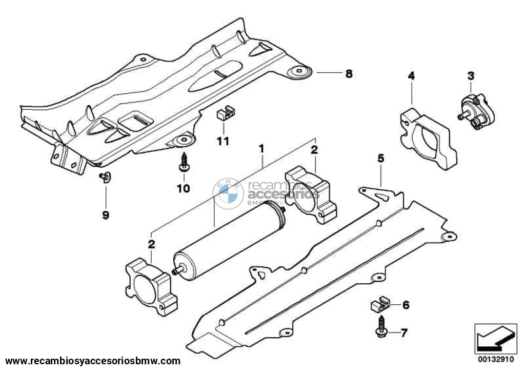 Filtro De Combustible Para Bmw E46. Original Bmw. Recambios