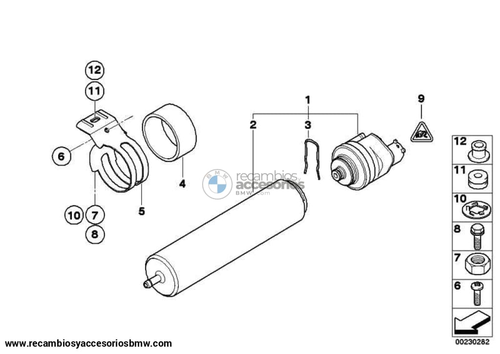 Filtro De Combustible Para Bmw E90 E91 E92 E93 . Original Bmw. Recambios