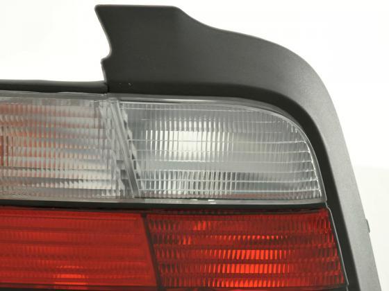 Juego De Luces Traseras Bmw Serie 3 Limo Tipo E36 91-98 Rojo / Blanco Lights > Rear/tail Lights