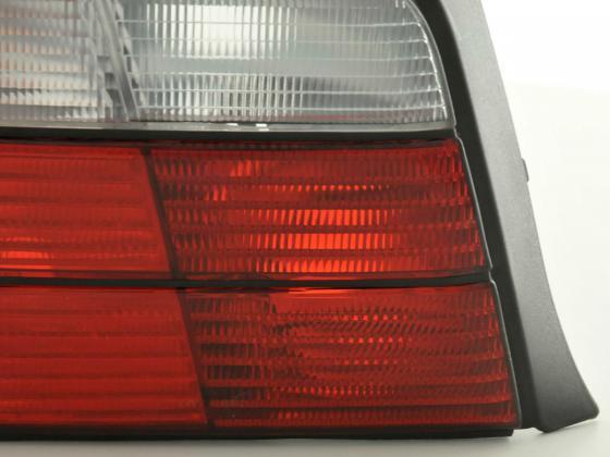 Juego De Luces Traseras Bmw Serie 3 Limo Tipo E36 91-98 Rojo / Blanco Lights > Rear/tail Lights