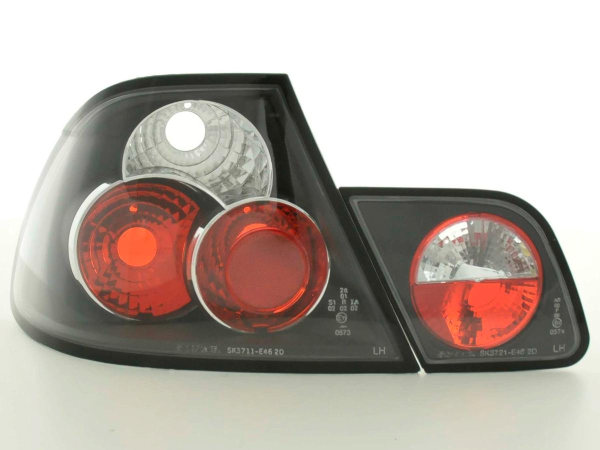 Juego De Luces Traseras Bmw Serie 3 Coupé Tipo E46 97-02 Negro Lights > Rear/tail Lights