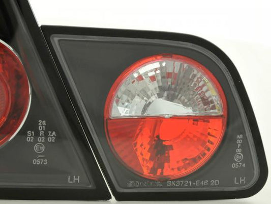 BMW 3 Series Coupe E46 97-02 taillights black