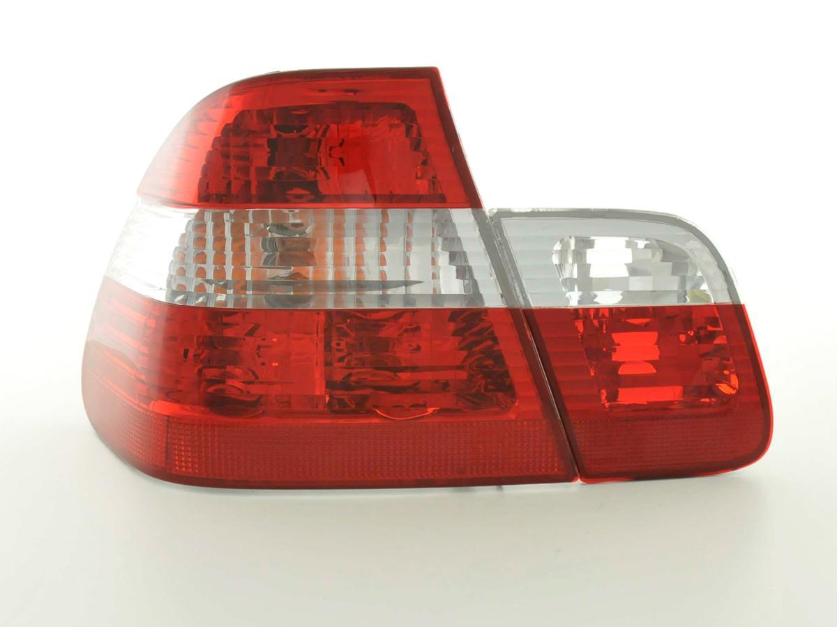 Juego De Luces Traseras Bmw Serie 3 Limo Tipo E46 98-01 Blanco / Rojo Lights > Rear/tail Lights