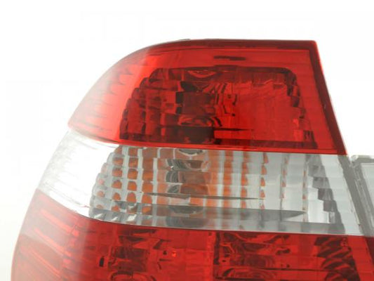 BMW 3 Series Sedan E46 98-01 taillights white/red