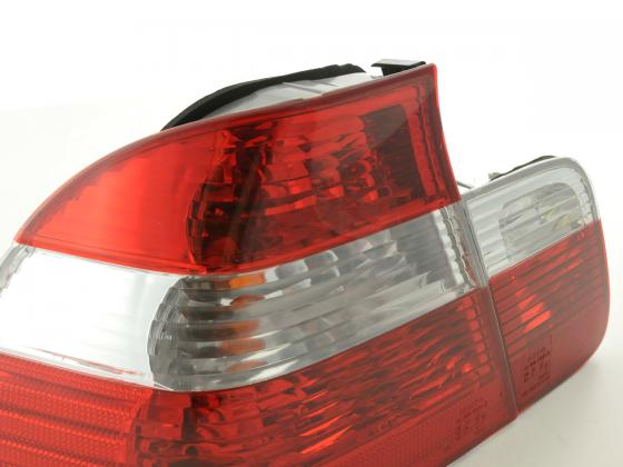 BMW 3 Series Sedan E46 98-01 taillights white/red