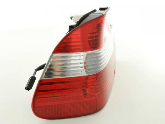 BMW 3 Series Sedan E46 98-01 taillights white/red