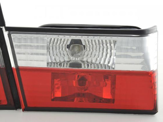 Rear lights BMW 5 Series Sedan E34 88-94 transparent red