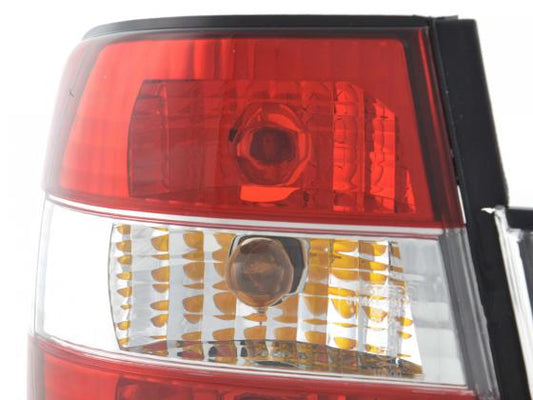 Rear lights BMW 5 Series Sedan E34 88-94 transparent red