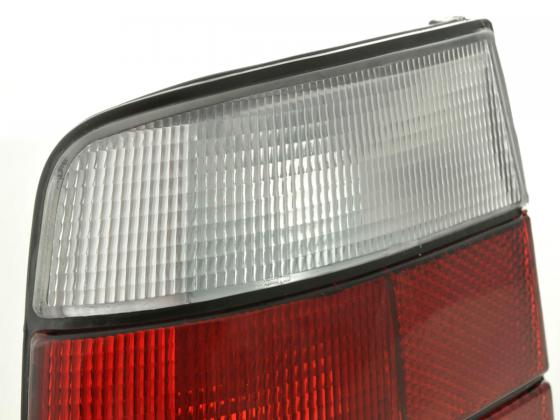 Taillights BMW 5 Series Sedan E34 88-94 white red