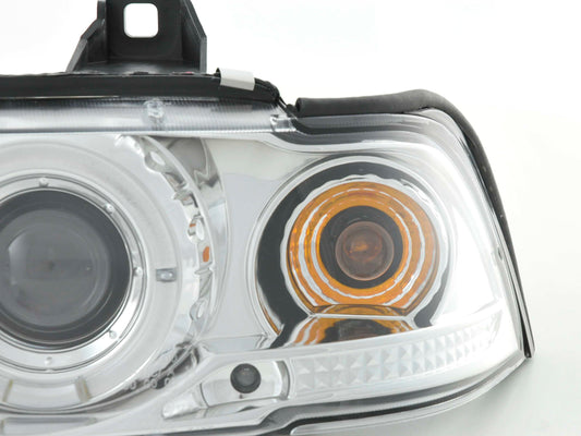 Faros delanteros delanteros BMW Serie 3 Berlina E36 92-98 cromado