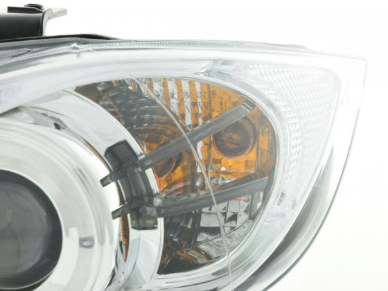 Front Headlights BMW 3 Series E90 / E91 05-08 Chrome