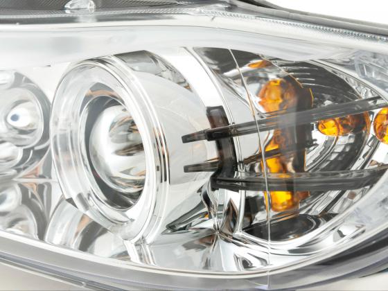 Front Headlights BMW 3 Series E90 / E91 05-08 Chrome