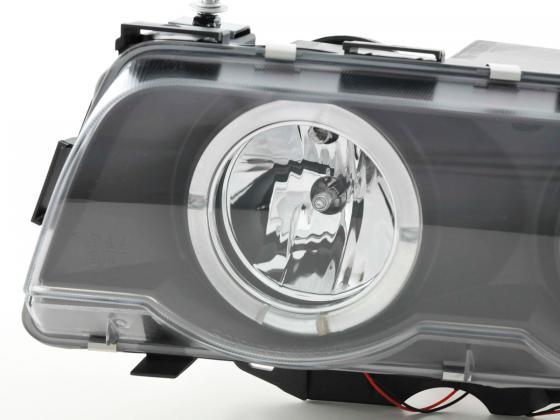 Juego De Faros Delanteros Bmw Serie 7 Tipo E38 99-02 Negro Lights > Headlights