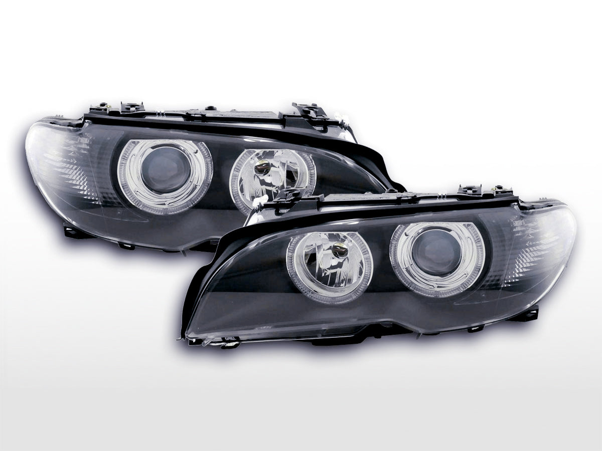 Faro Ojo De Angel Bmw Serie 3 Coupé E46 03-05 Negro Lights > Headlights