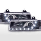 Faros De Luz Diurna Luces Conducción Led Bmw Serie 3 E36 Coupé / Cabrio 92-98 Cromo Para Volante A