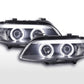 Juego De Faros Delanteros Xenon Daylight Ccfl Drl Look Bmw X5 E53 03-06 Negro Lights > Headlights